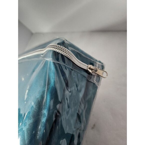 LUXURY Embossed Queen Sheet Set Double Brushed Microfiber Teal 4Pc NEW - Picture 5 of 5